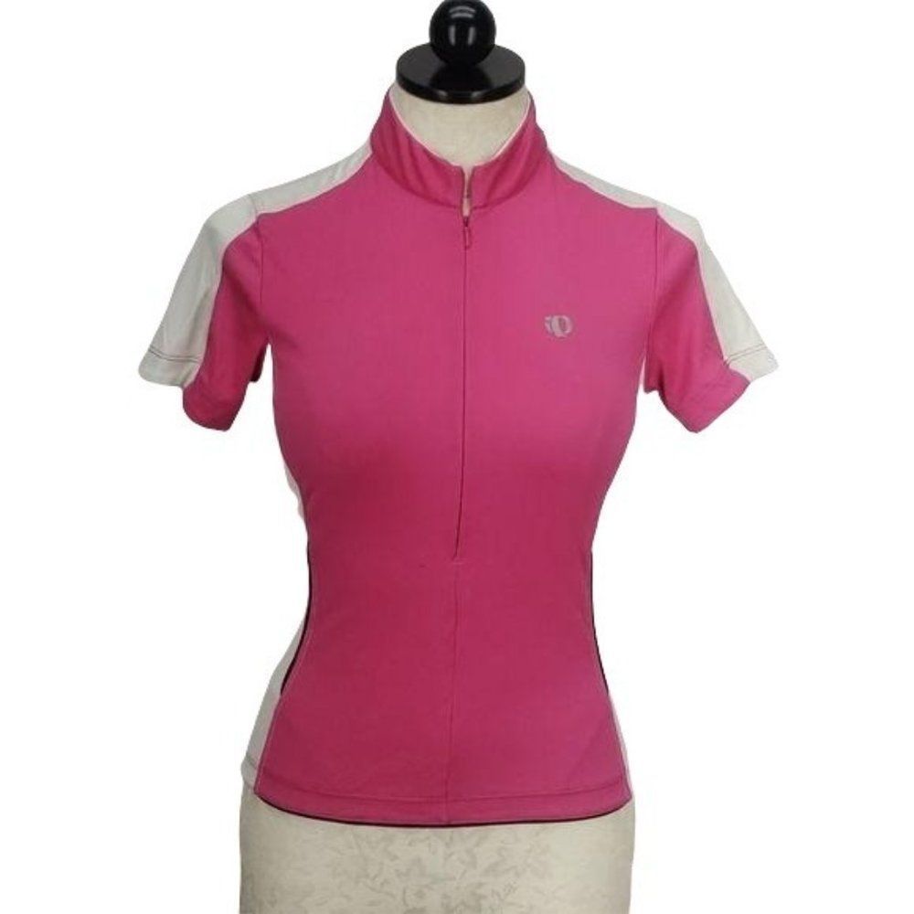 Pearl Izumi Pink White small Athletic Bicycle top‎